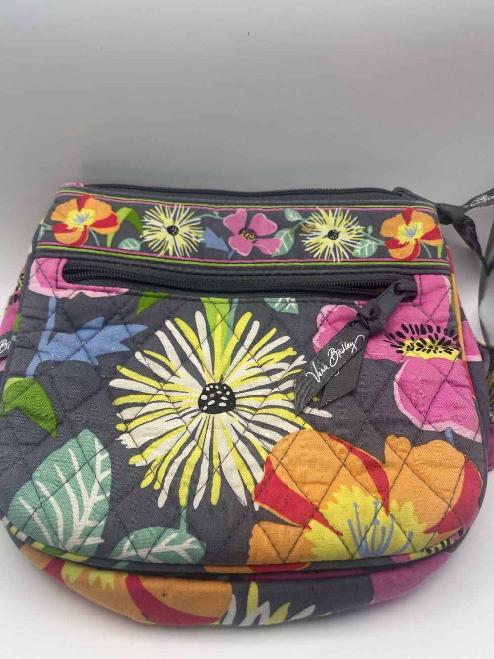Vera Bradley Floral Quilted Crossbody Bag - Multicolor